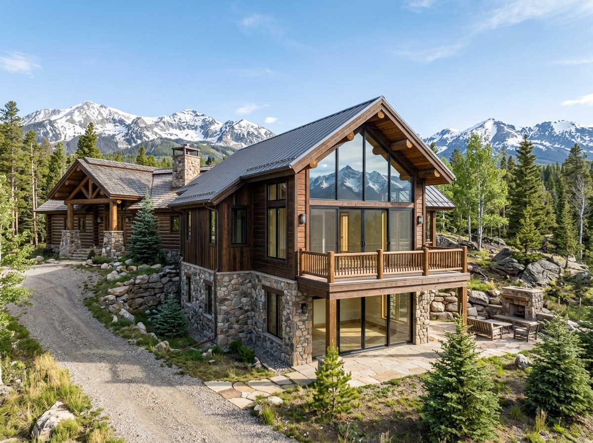 Finished primary suite addition on a mountain home in Bayfield, Colorado